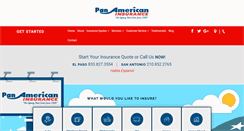 Desktop Screenshot of panamericaninsuranceelpaso.com